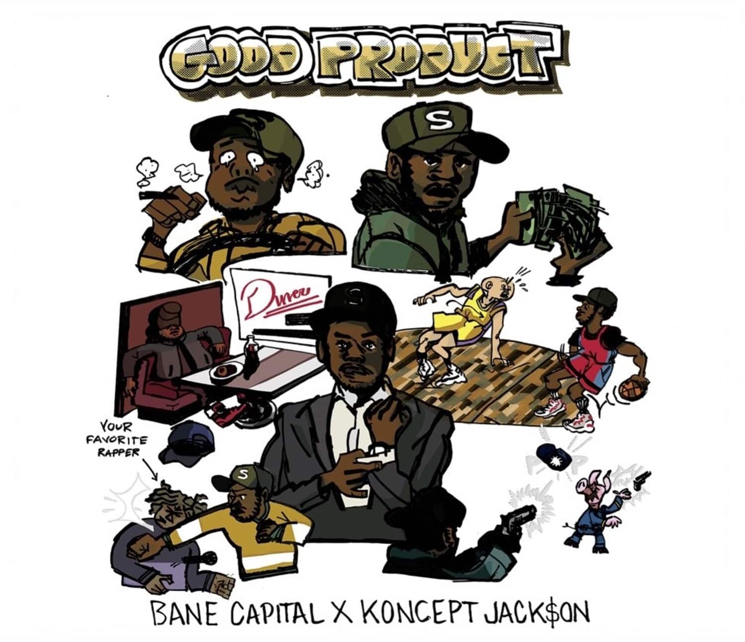 Bane Capital & Koncept Jack$on - Good Product  - COMPACT DISCS