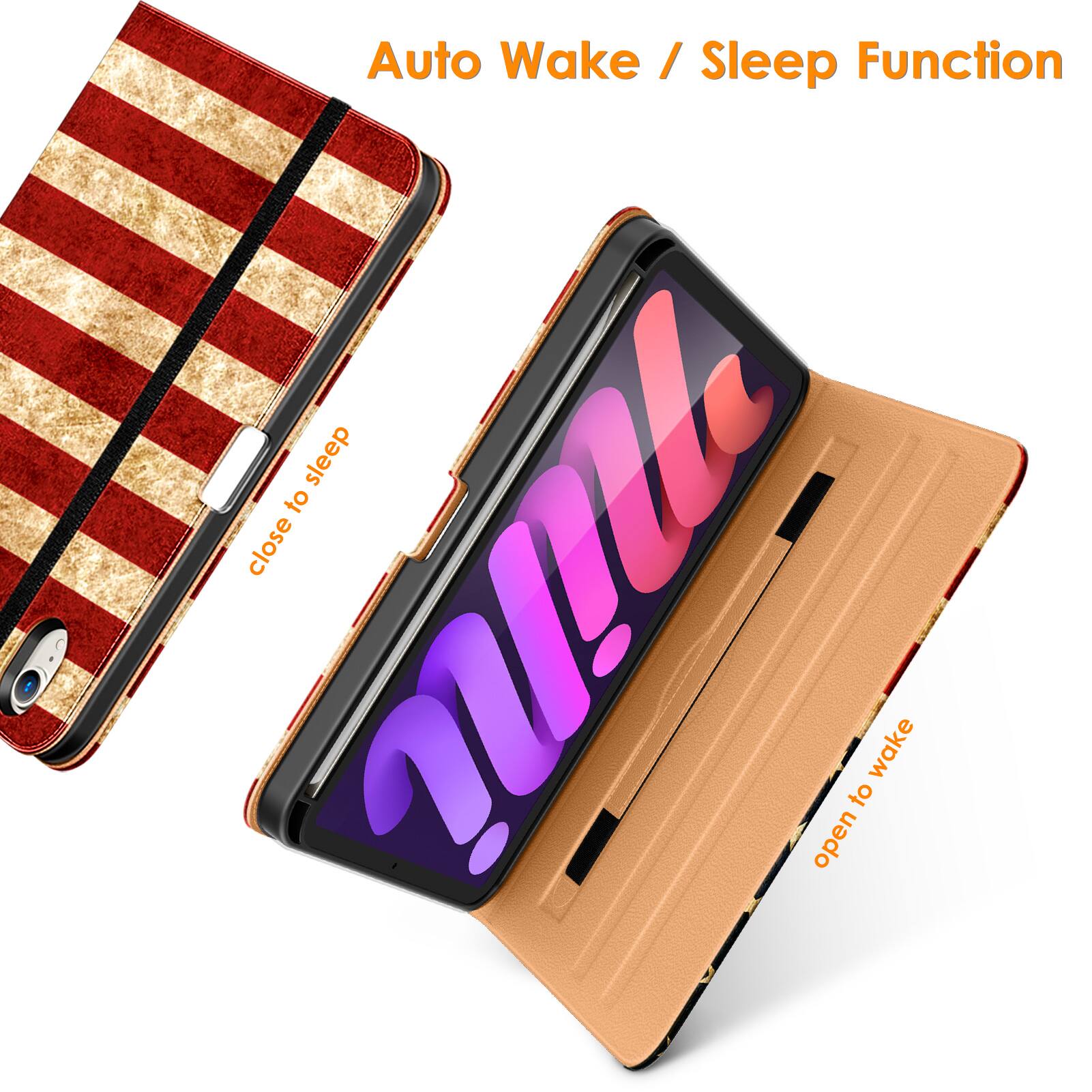 Auto Wake / Sleep Function

Close to sleep

Open to wake