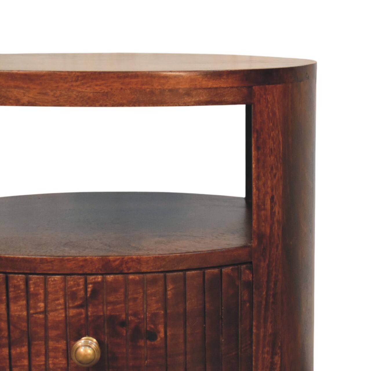 Alt View 5. Artisan Furniture - Artisan Furniture Solid Wood Bordeaux Bedside - Brown.