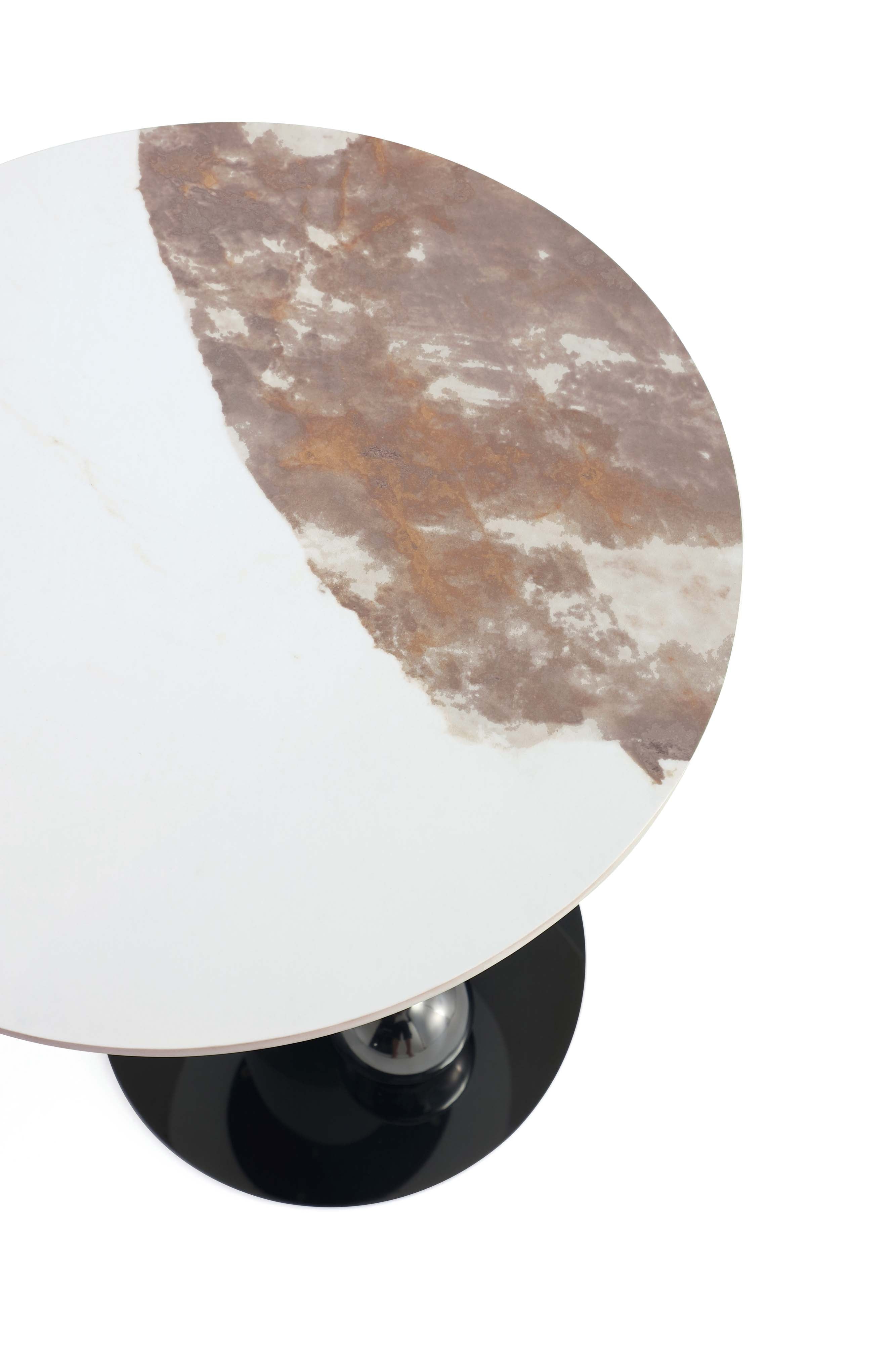 Alt View 1. Manhattan Comfort - Laurel Modern Glam Sintered Stone Top End Table - Black.