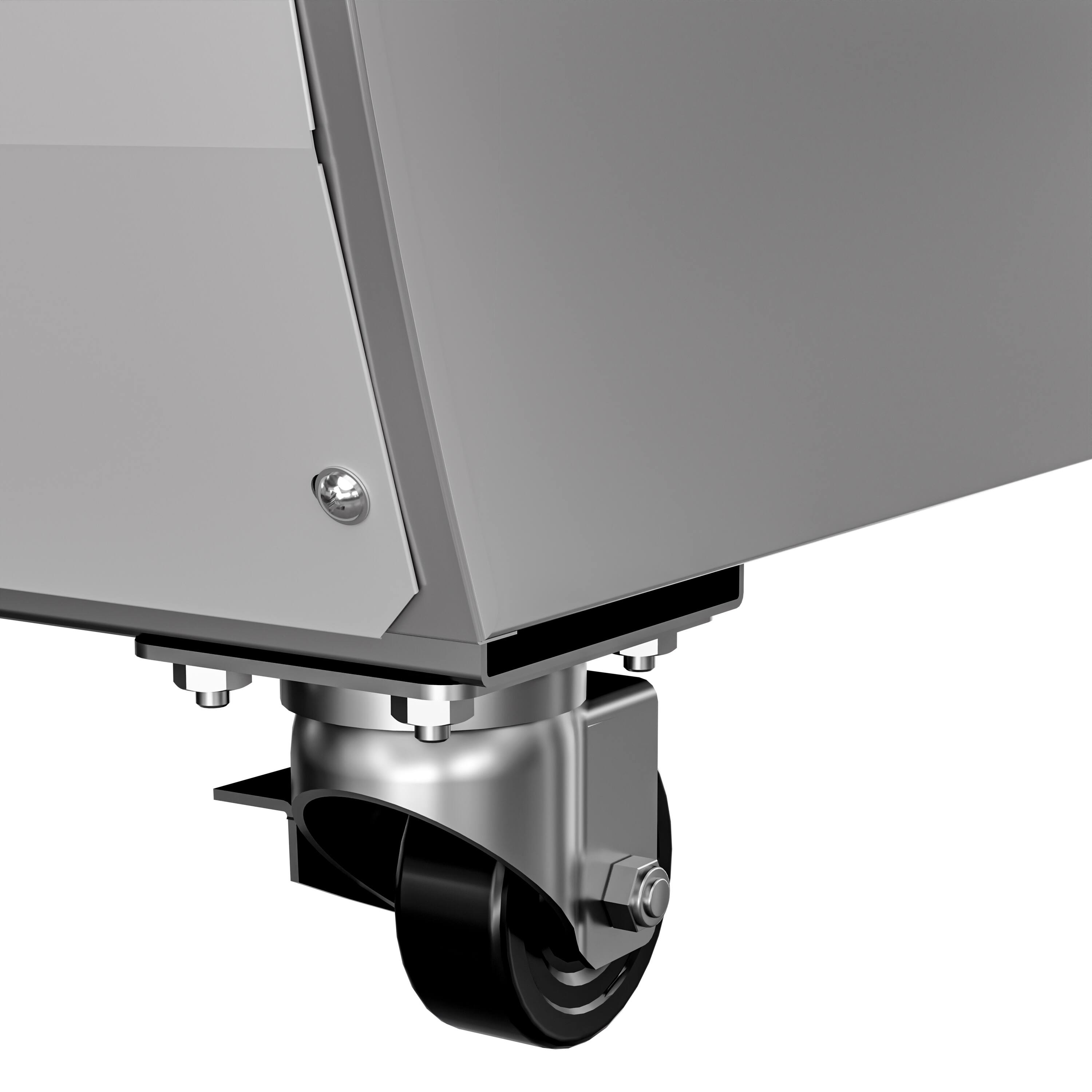 Alt View 7. Koolmore - 82 in. Deli Display Refrigerator - 32 Cu Ft. RD32C-SS - Stainless-Steel.