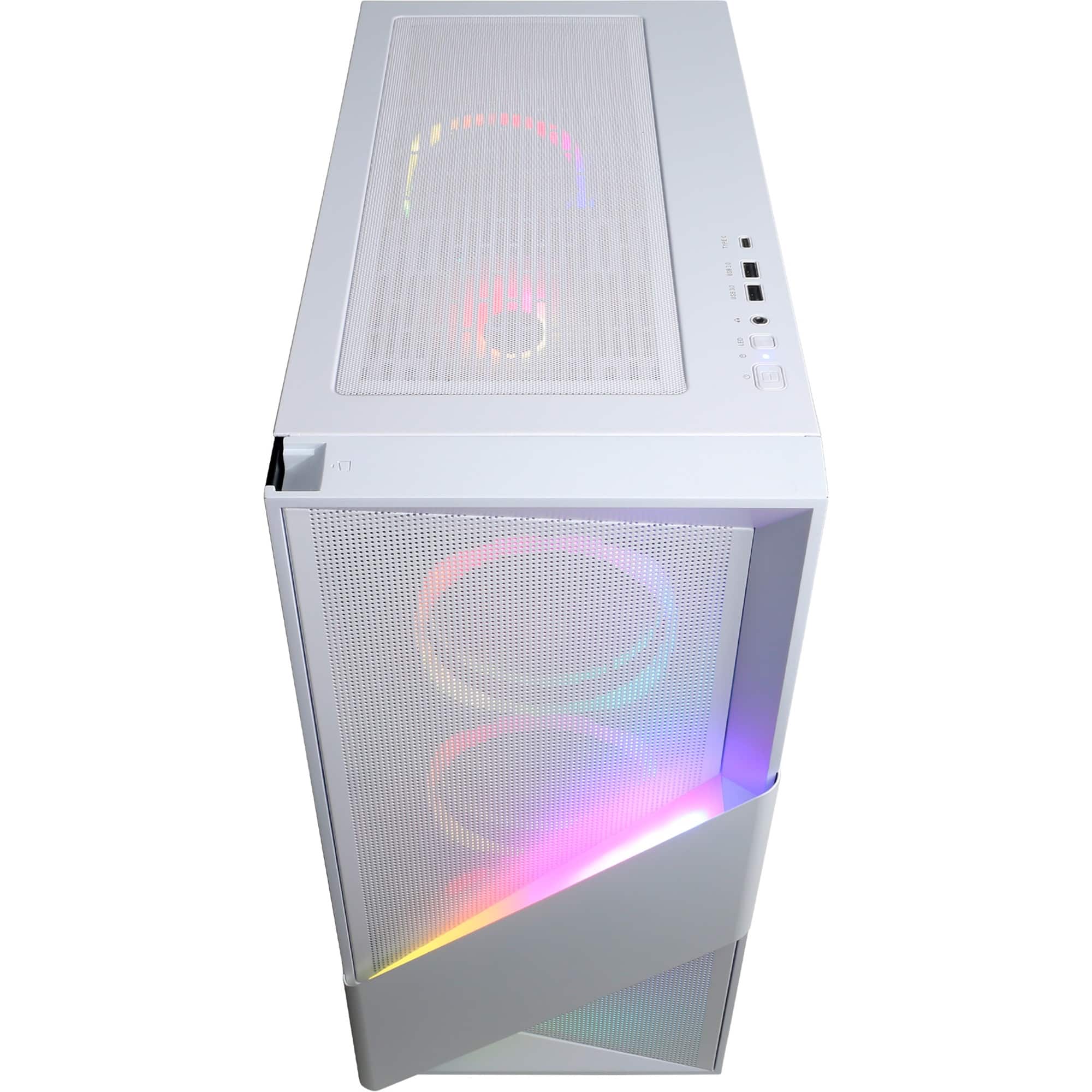 Alt View Zoom 12. CyberPowerPC - Gamer Master Gaming Desktop - AMD Ryzen 7 8700F - 16GB Memory - AMD Radeon RX 7600 8GB - 1TB SSD - White.