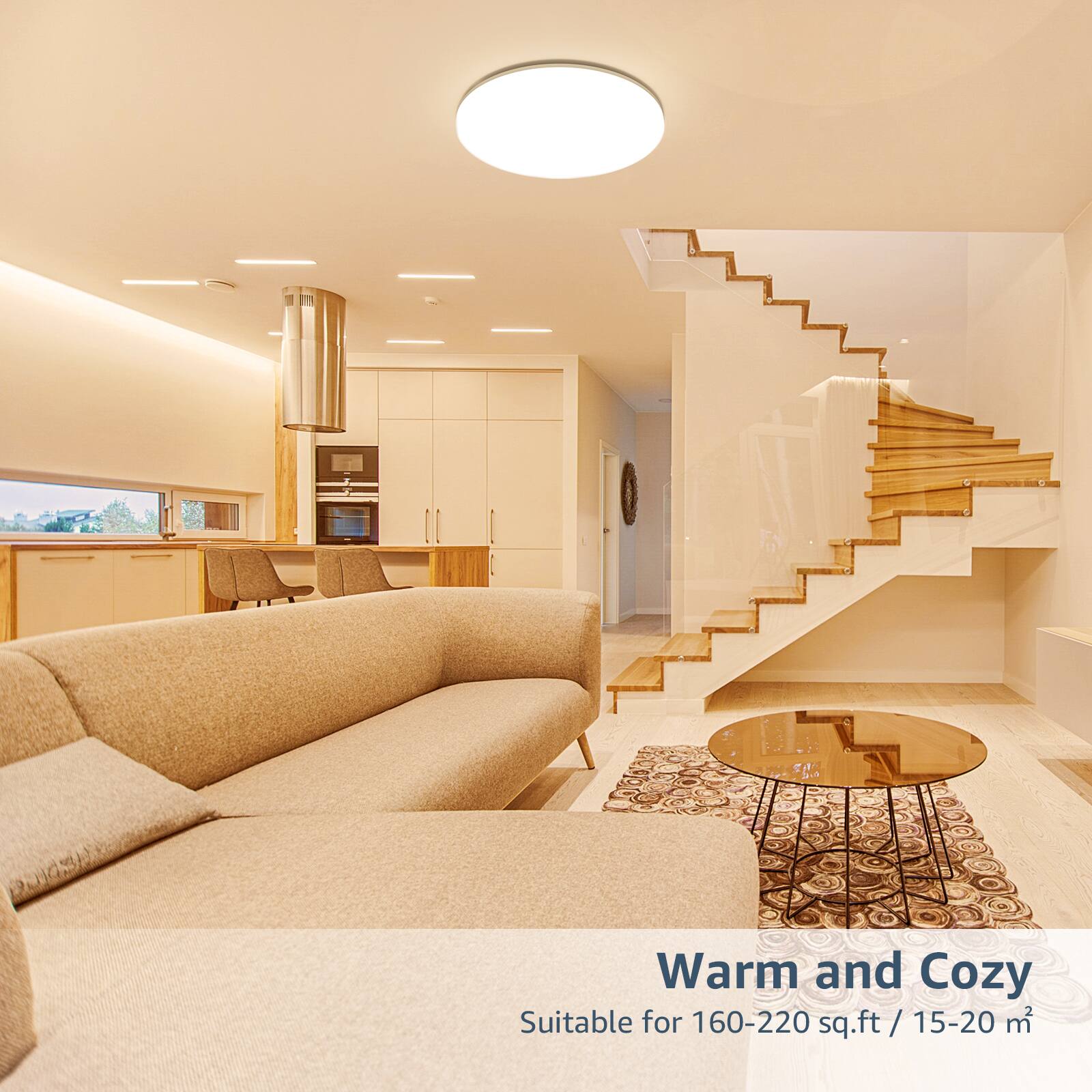 Warm and Cozy  
Suitable for 160-220 sq.ft / 15-20 m²