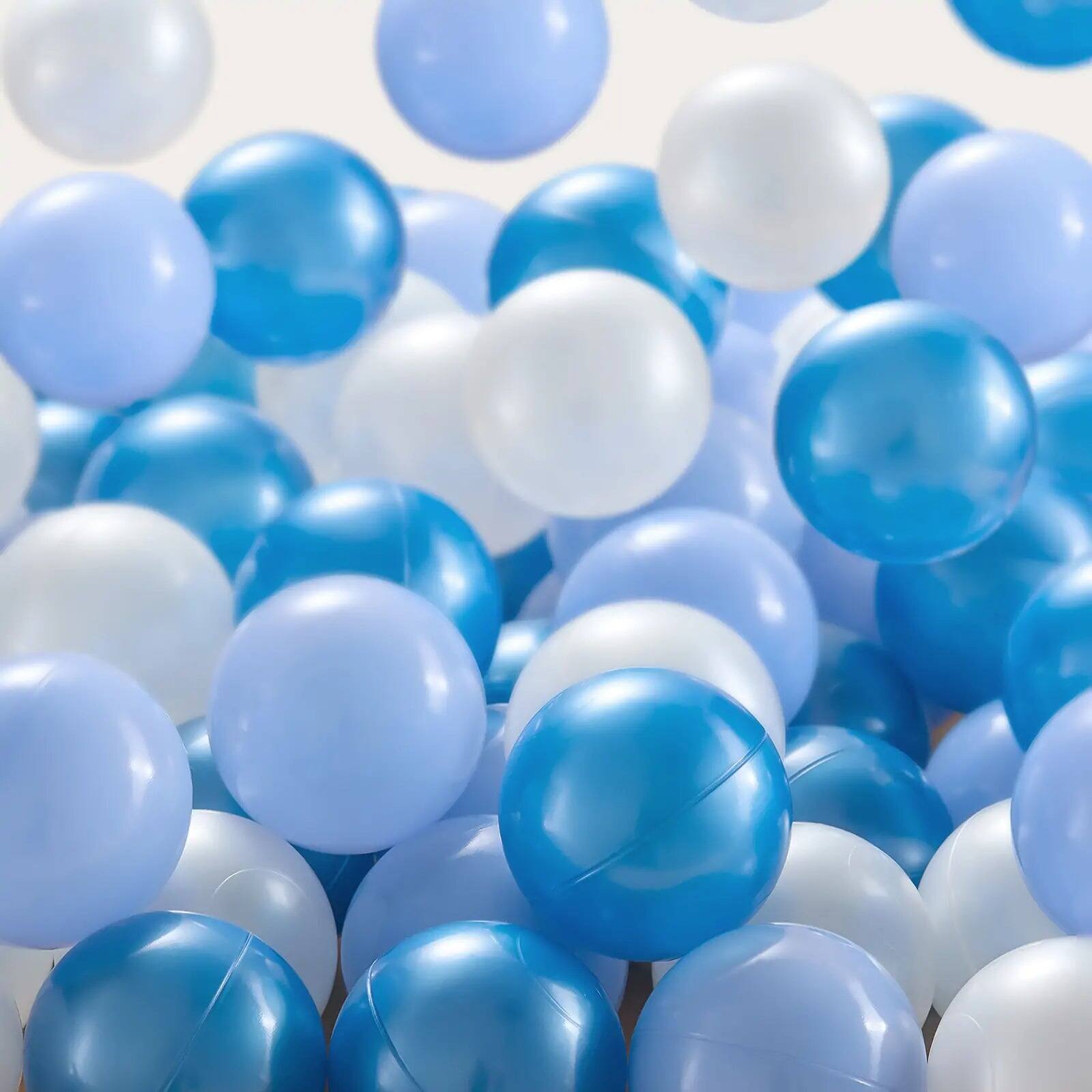 Front. Tiny Land - 200 Pack Ocean Balls for Ball Pits, Play Tunnels & Tents, Sensory Play Toy for Kids.