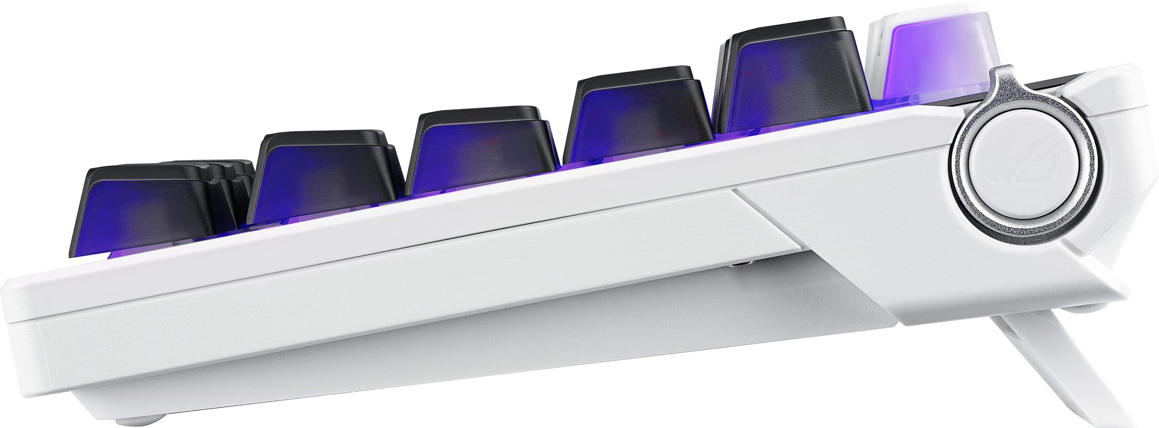 Alt View 9. ASUS - ROG Azoth X 75% Wireless Mechanical RGB Gaming Keyboard with Hot-Swappable ROG NX Snow Switches - White.