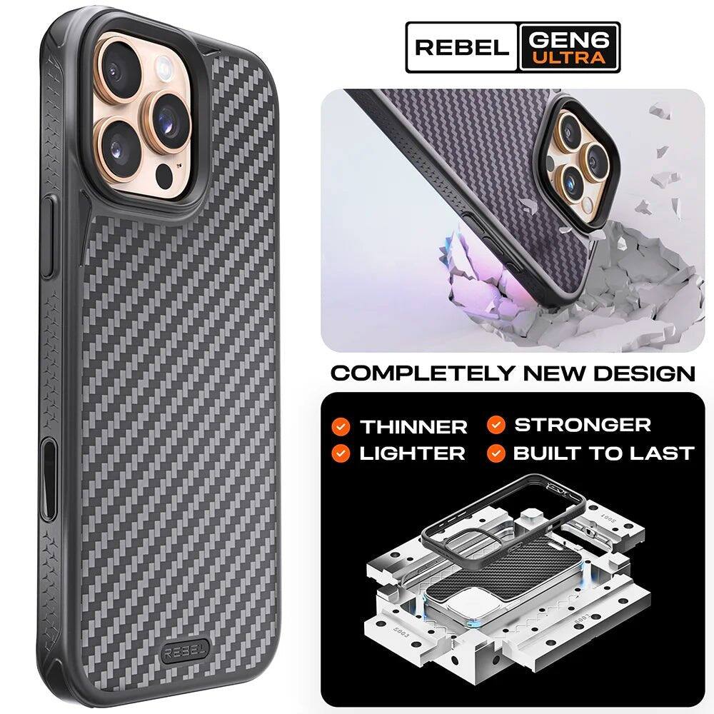 REBEL GENG ULTRA  
GEN6 ULTRA  

COMPLETELY NEW DESIGN  
THINNER  
LIGHTER  
STRONGER  
BUILT TO LAST