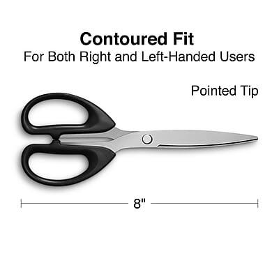 Contoured Fit  
For Both Right and Left-Handed Users  

Pointed Tip  

8"