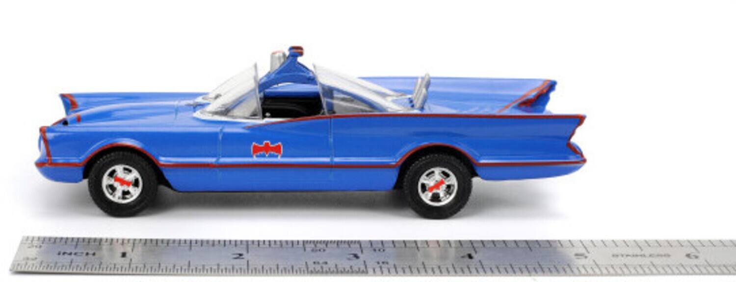 Alt View 2. Jada Toys - DC Batman - Hollywood Rides - 1:32 1966 Batmobile Die-Cast Car (Animated Color Version)   - COLLECTIBLES - Multicolor.