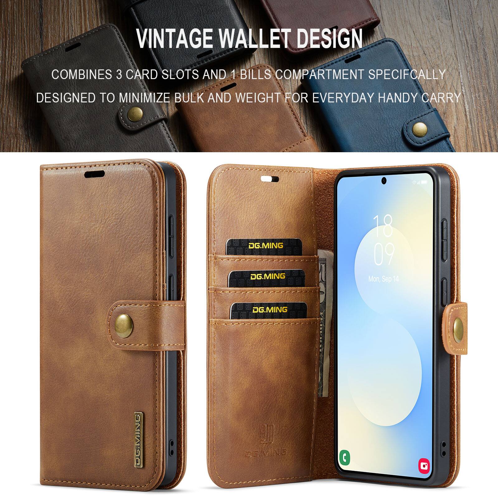 VINTAGE WALLET DESIGN

COMBINES 3 CARD SLOTS AND 1 BILLS COMPARTMENT SPECIFICALLY DESIGNED TO MINIMIZE BULK AND WEIGHT FOR EVERYDAY HANDY CARRY

DG.MING

18 09 Mon Sep 14

DG.MING

DG.MING

DG.MING