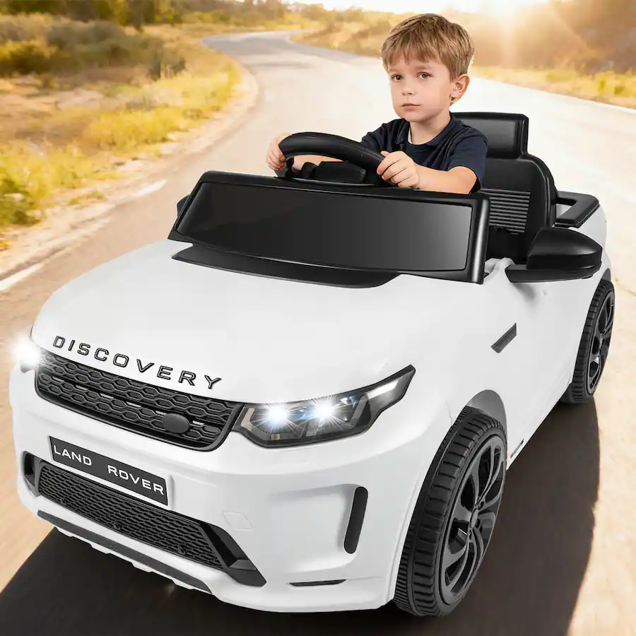 Land Rover Ride On Costway Licensed Land Rover Kids Ride on Car with Remote Control, LED ...