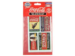 1940's Thru 1960's "Coca-Cola" Building Signs Decals for 1/87 (HO) Scale Models by Classic Metal Works - Multi
