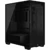 Front. CORSAIR - Corsair 3500X Mid-Tower PC Case - Mid-tower - Black - Tempered Glass - Mini ITX, Micro ATX, ATX, EATX Motherboard - Black.