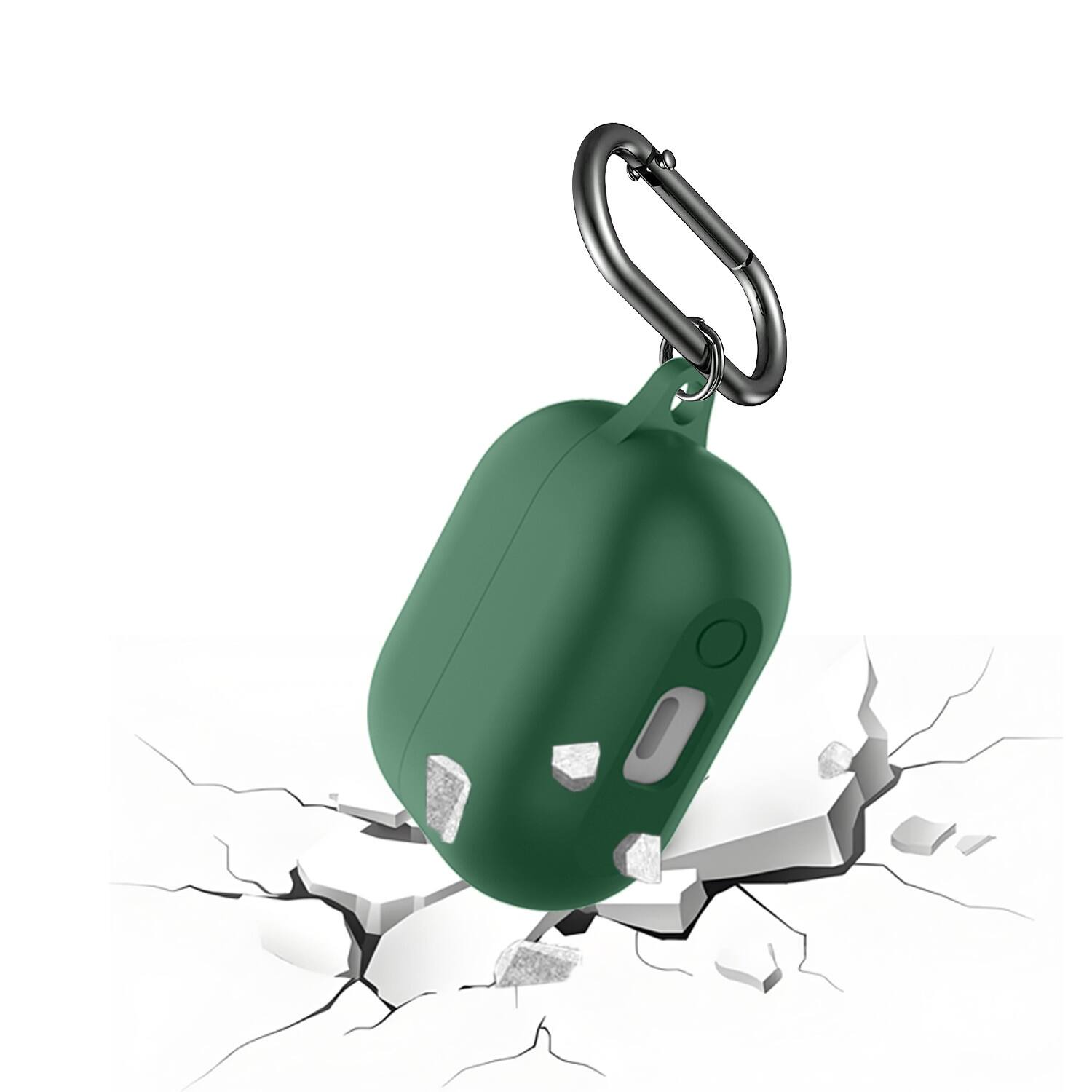 Alt View 16. SaharaCase - Venture Series Silicone Case for Samsung Galaxy Buds3, Buds3 Pro and Buds3 FE Headphones - Cactus Green.