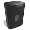 Front. Staples - 12-Sheet Micro-Cut Multi-Media Shredder - Black.