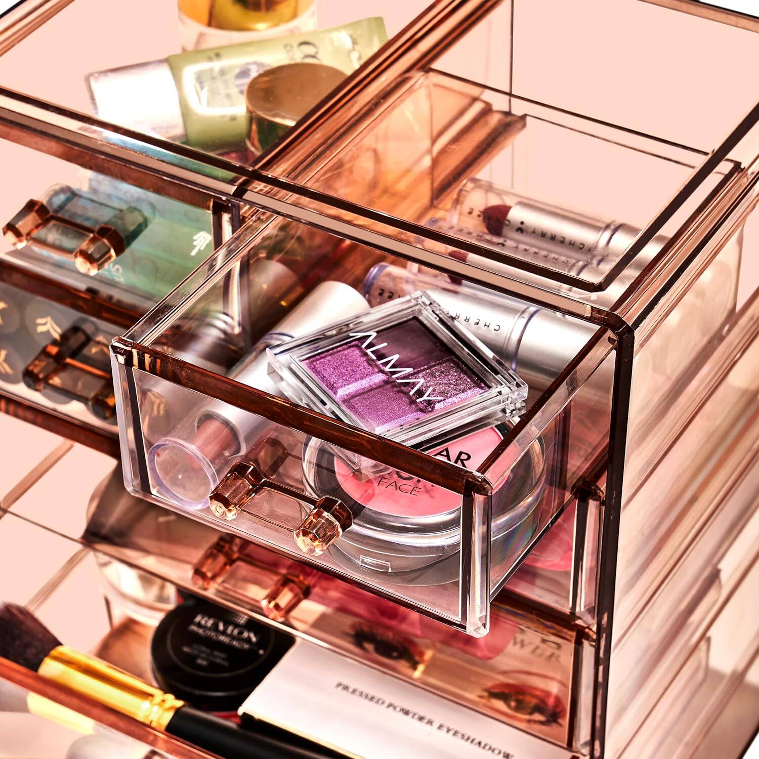 Sure, here is the corrected and grouped text from the image:

- NARS
- CHEEK
- FACE
- REVION
- PREMIUM EYESHADOW
- WER