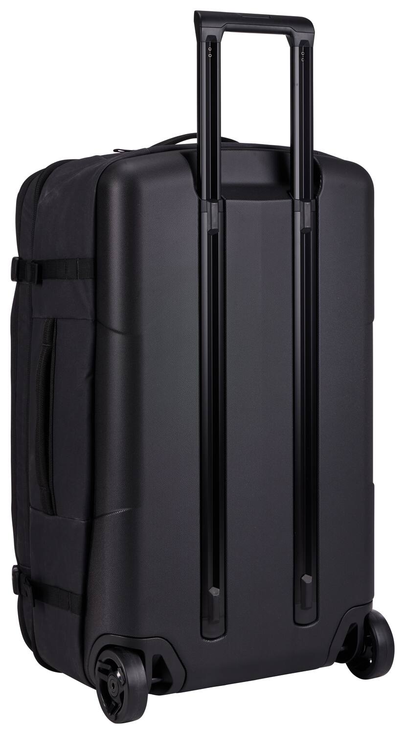 Angle. Thule - Aion Wheeled Duffel – 70cm Eco-Friendly Rolling Travel Bag - Black.