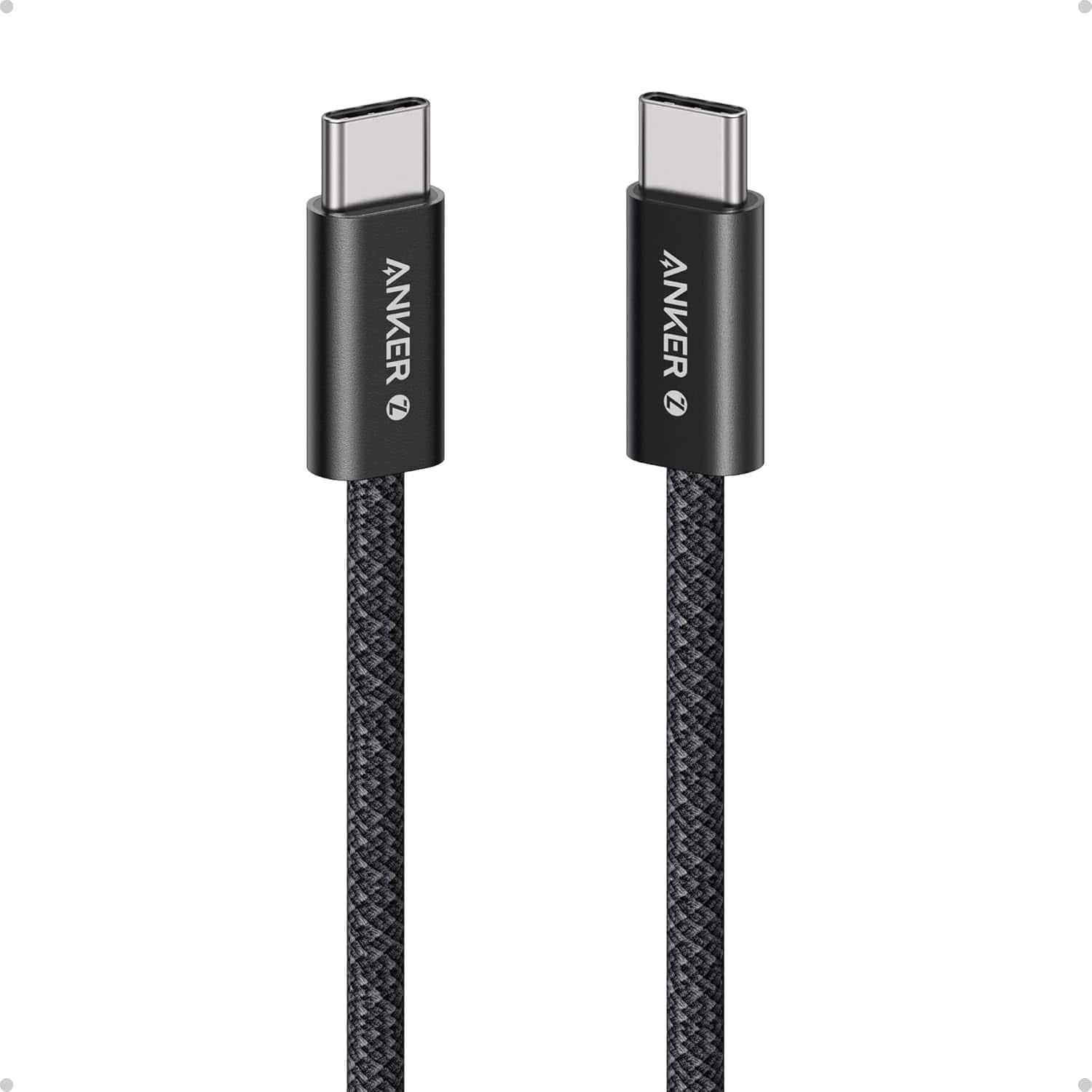 Anker - Zolo USB C to USB C Cable - Black
