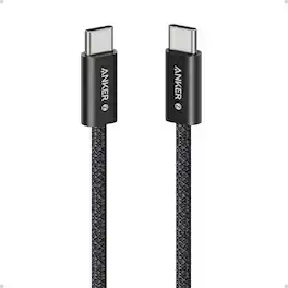 Anker - Zolo USB C to USB C Cable - Black