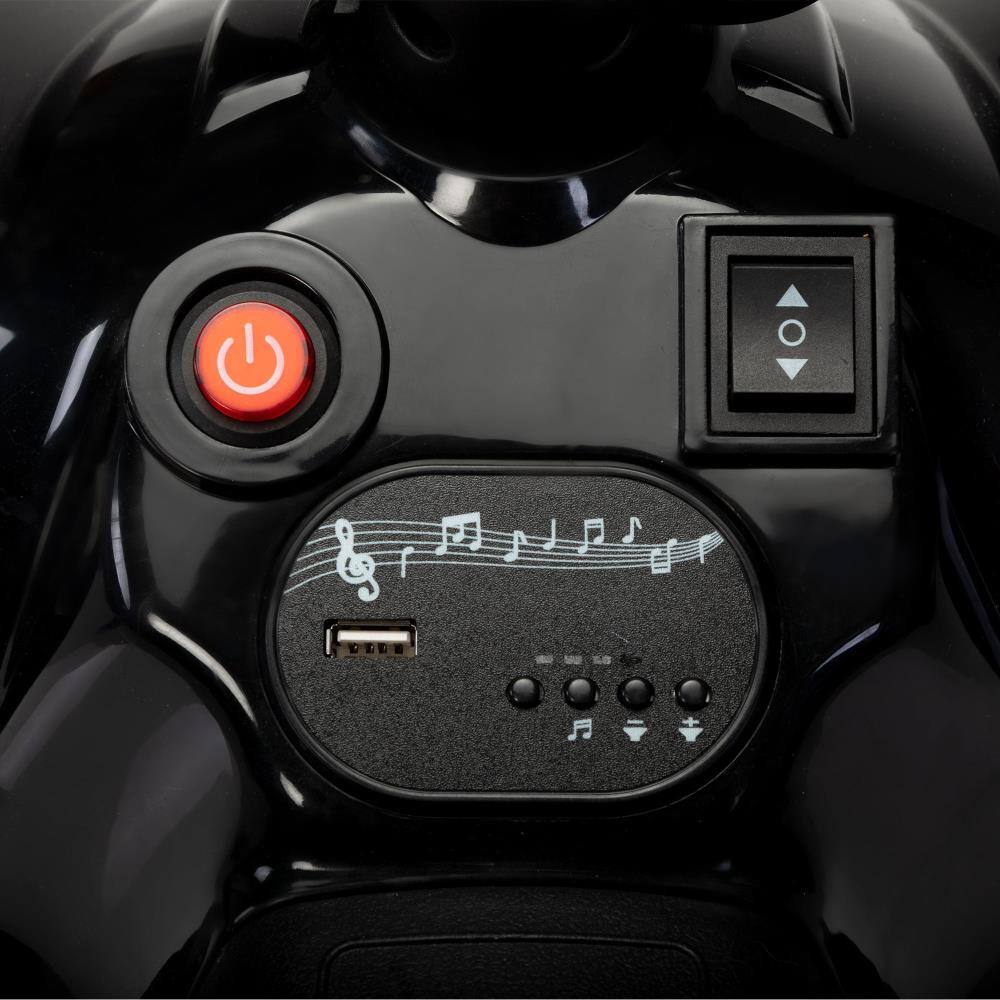 Alt View 1. BreeBe - Kids 6V Electric Ride On ATV, Battery Powered Quad Car with Music, LED Lights, Spray Toy, 4 Wheels for Toddlers 3-5 - Black.