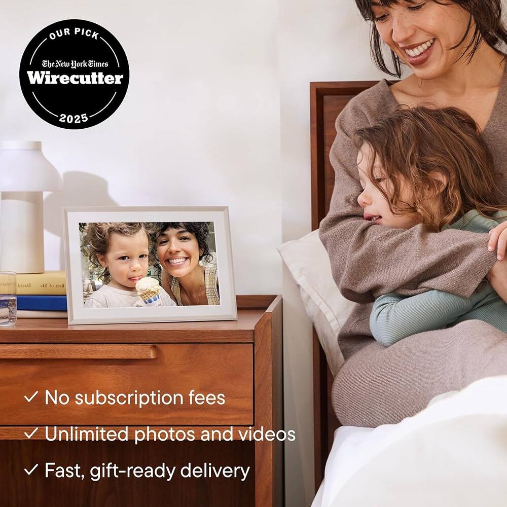 OUR PICK  
The New York Times Wirecutter 2025  

- No subscription fees  
- Unlimited photos and videos  
- Fast, gift-ready delivery