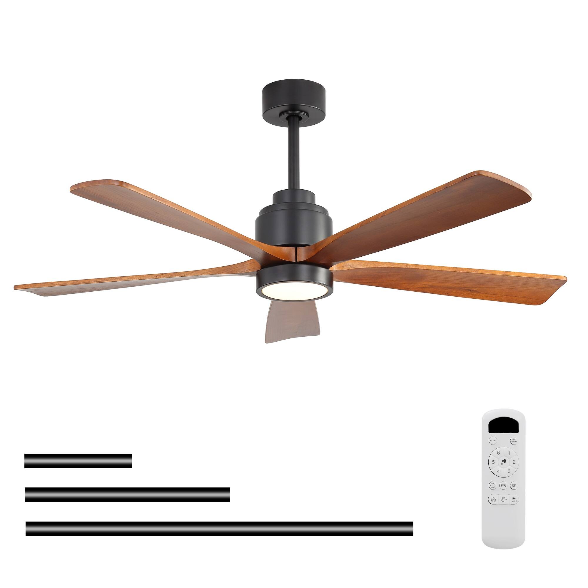 Black-52in with 5 Blades