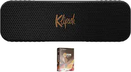 Klipsch - KLIPSCH-DETROIT Portable Bluetooth Speaker with Full Range Audio and a 3 Year Amber Protection Plan (2023) - Black