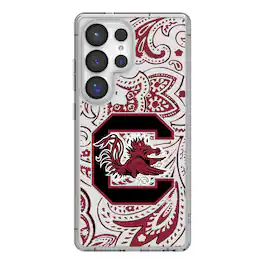 Keyscaper - NCAA - South Carolina Gamecocks Paisley Galaxy Clear Case - S23 Ultra - Multicolor