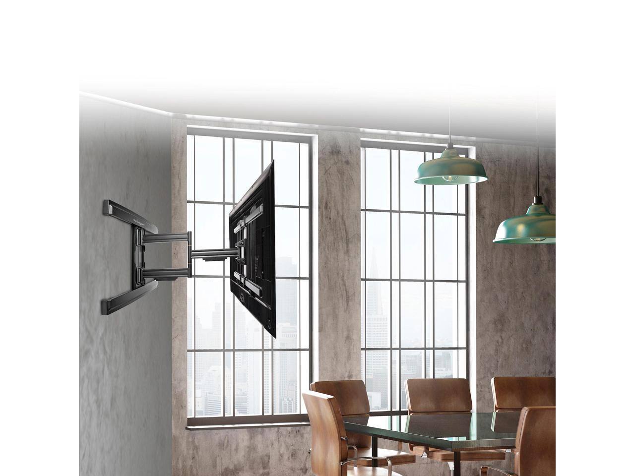 Alt View 4. StarTech.com - StarTech.com Full Motion TV Wall Mount for up to 80" VESA Displays - Black.