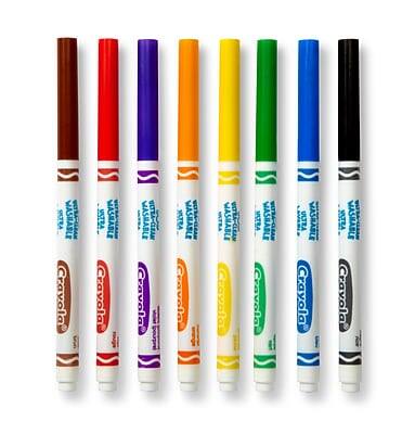 Crayola Super Tips Washable Markers  
Crayola Super Tips Ultra-Clean Markers  
Crayola Super Tips Ultra-Clean Markers  
Crayola Super Tips Ultra-Clean Markers  
Crayola Super Tips Ultra-Clean Markers  
Crayola Super Tips Ultra-Clean Markers