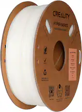 Creality Hyper Series 500mg 3D Printer Filament - 1.75mm - White - ROHS Hyper ABS - 100g - Includes 100m spool - Printing Speed: 30-300mm - Printing Temperature: 5-100C - Bed Temperature: 5-100C - Spool made from recycled material - Fan S - Creality Netthr Filament - Creality Cloud - Better with Creality Original Filaments.