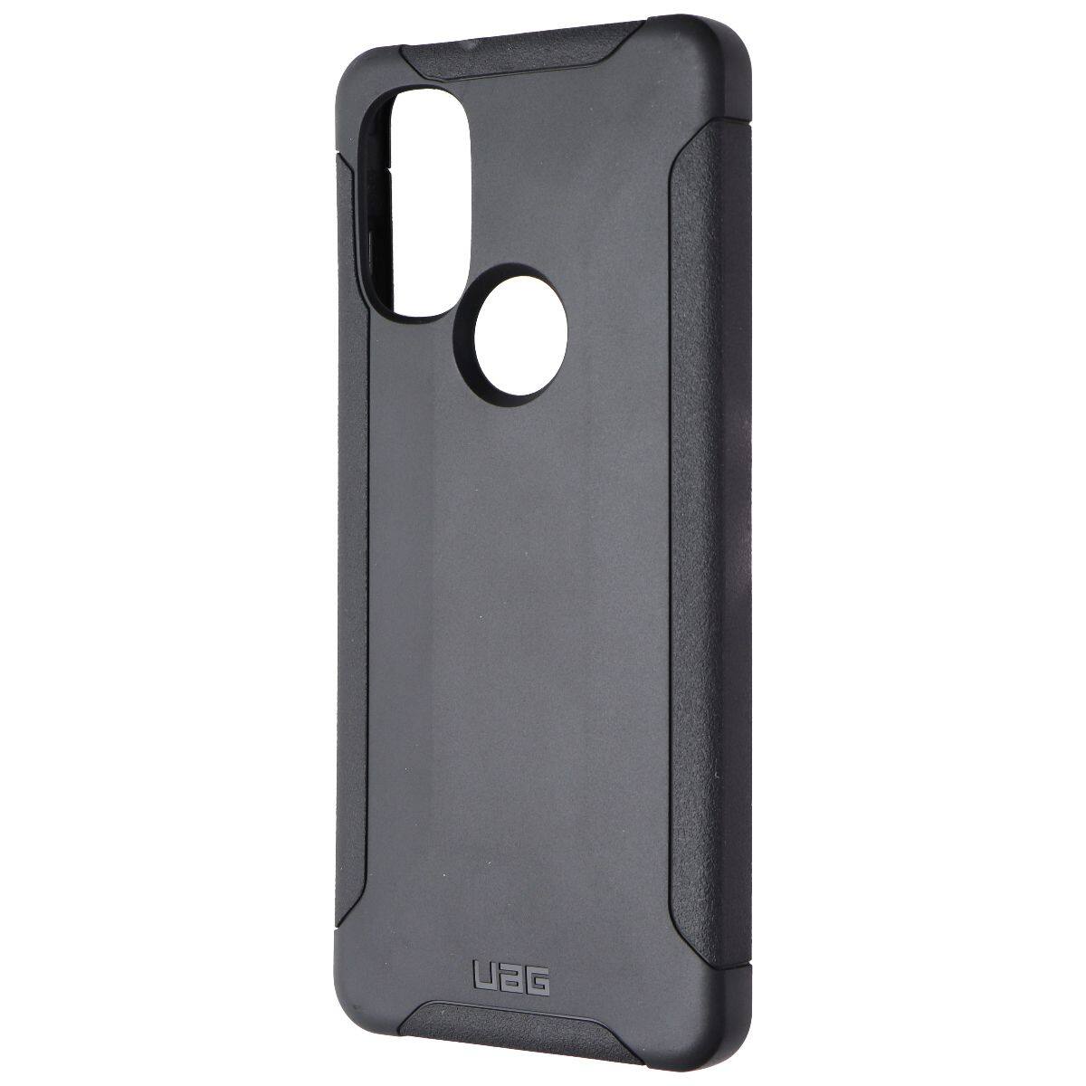 Front. Urban Armor Gear - URBAN ARMOR GEAR Scout Series Case for Motorola Moto G Power (2022) - Black - Black.
