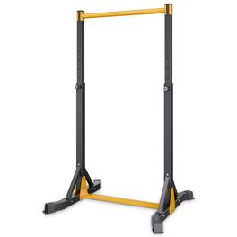 VEVOR - Pull Up Bar, 330LBS Capacity Portable Pullup Bar Station, Pullup Bars Free Standing with H-Frame Structure - Black and yellow