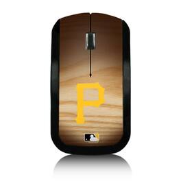 Keyscaper - Pittsburgh Pirates Wood Print Wireless USB Mouse - Wireless - Multicolor
