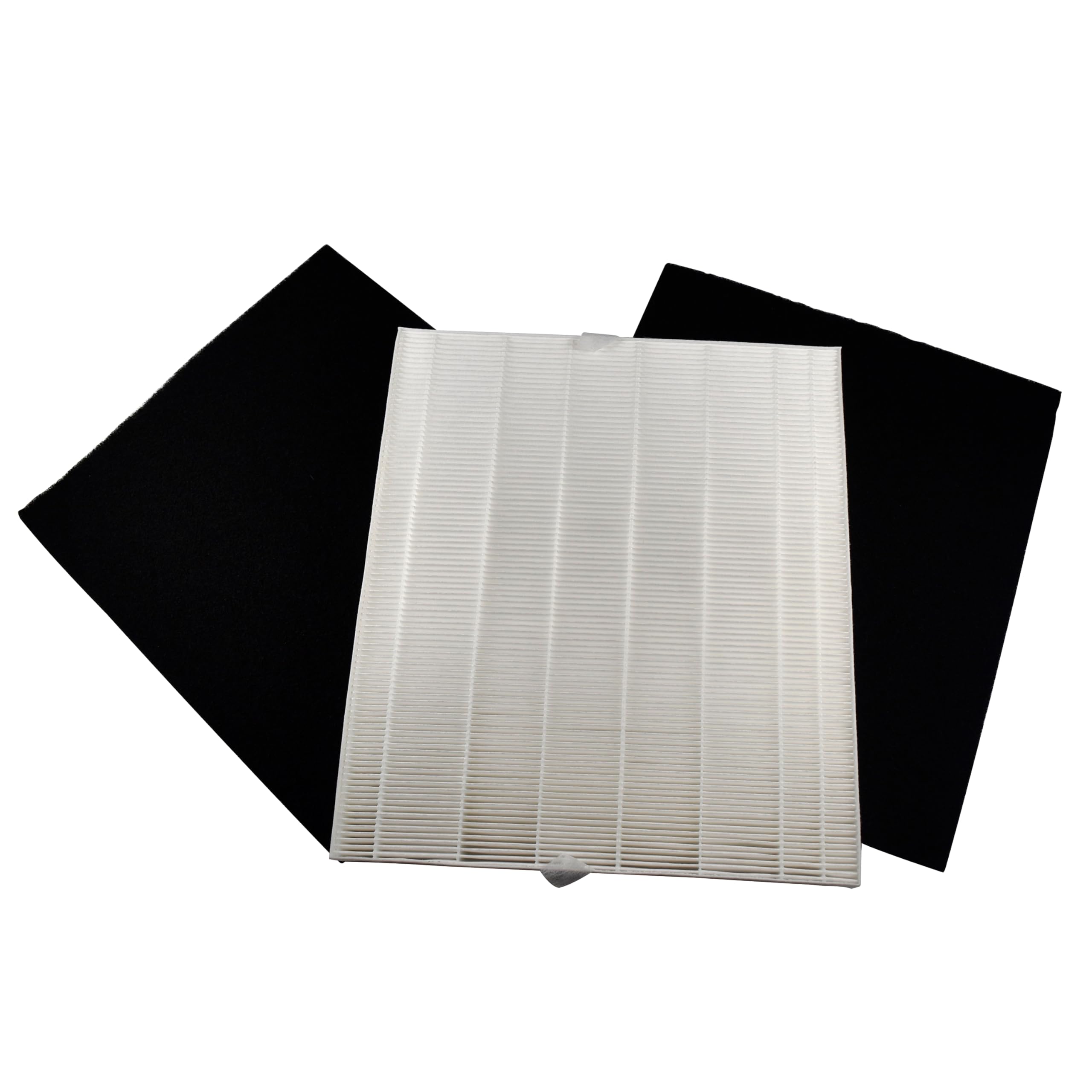 Angle. HQRP - Replacement True HEPA Filter Set with Carbon Pre-Filters for Coway Airmega AP-1512HH Mighty, AP-1518R 200M.