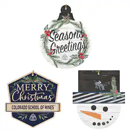 Jardine - Colorado School of Mines Orediggers Ornament Bundle - White