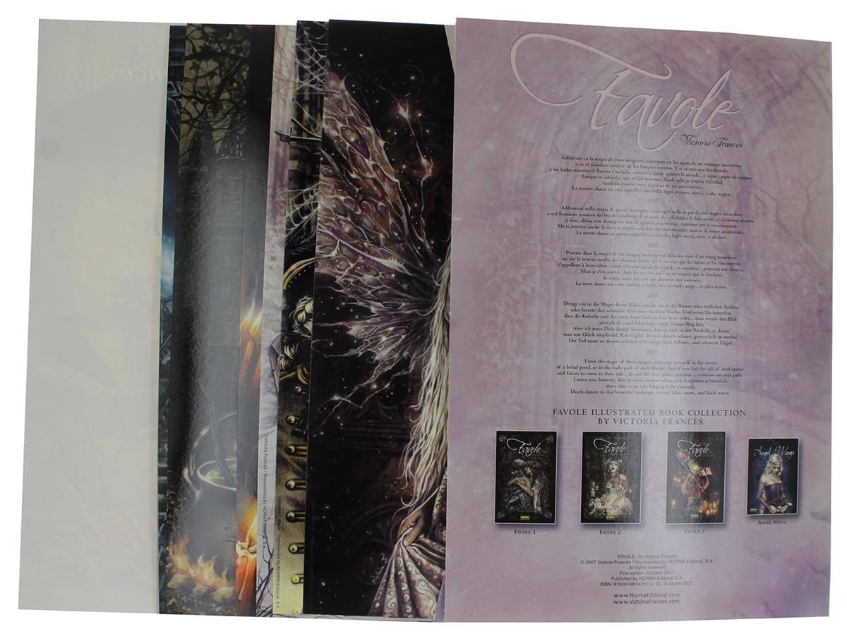 Favole  
Victoria Frances

FAVOLE ILLUSTRATED BOOK COLLECTION BY VICTORIA FRANCES

© 2007 Victoria Frances  
Published by NormaDhorial.com  
ISBN: 978-1-4357-0123-2  
www.NormaDhorial.com