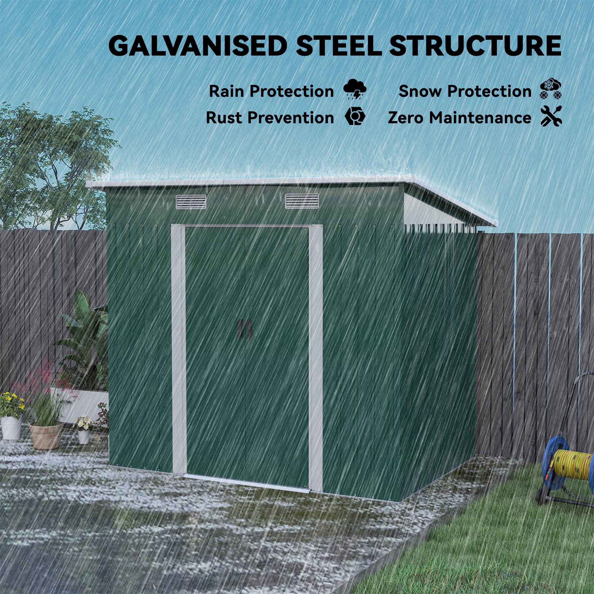 GALVANISED STEEL STRUCTURE

- Rain Protection
- Snow Protection
- Rust Prevention
- Zero Maintenance