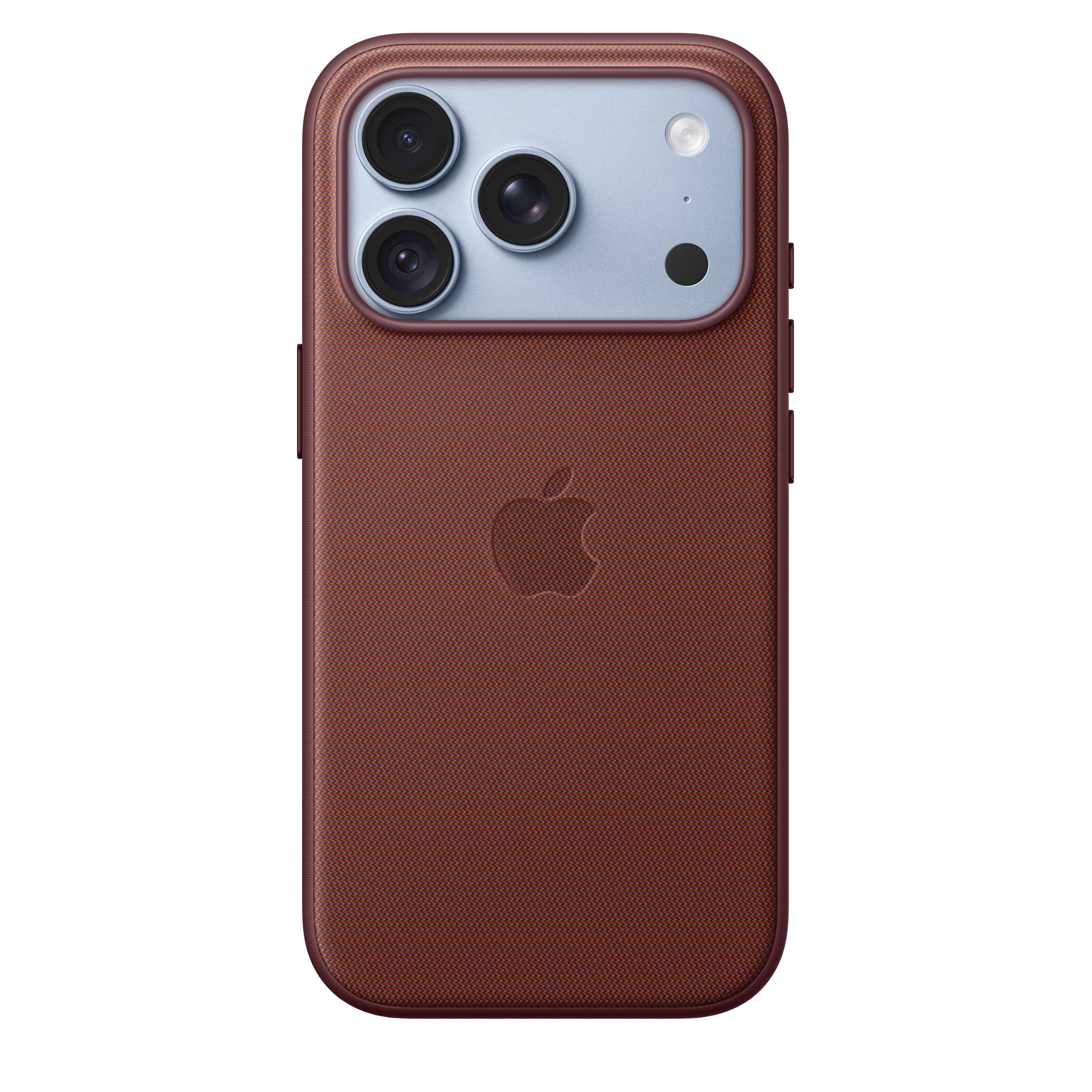 Alt View 1. Apple - iPhone 18 Pro TechWoven Case with MagSafe - Burgundy.
