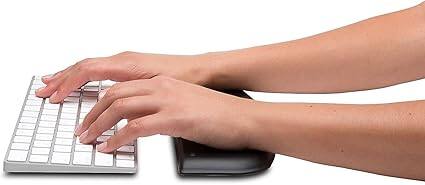 Alt View 1. Kensington - Kensington ErgoSoft Wrist Rest for Slim, Compact Keyboards - 0.39" Height x 11" Width x 3.98" Depth - Gel, Rubber - Skid - Unknown.