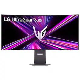LG - 39" UltraGear OLED WQHD Curved Gaming Monitor 39GX900A-B