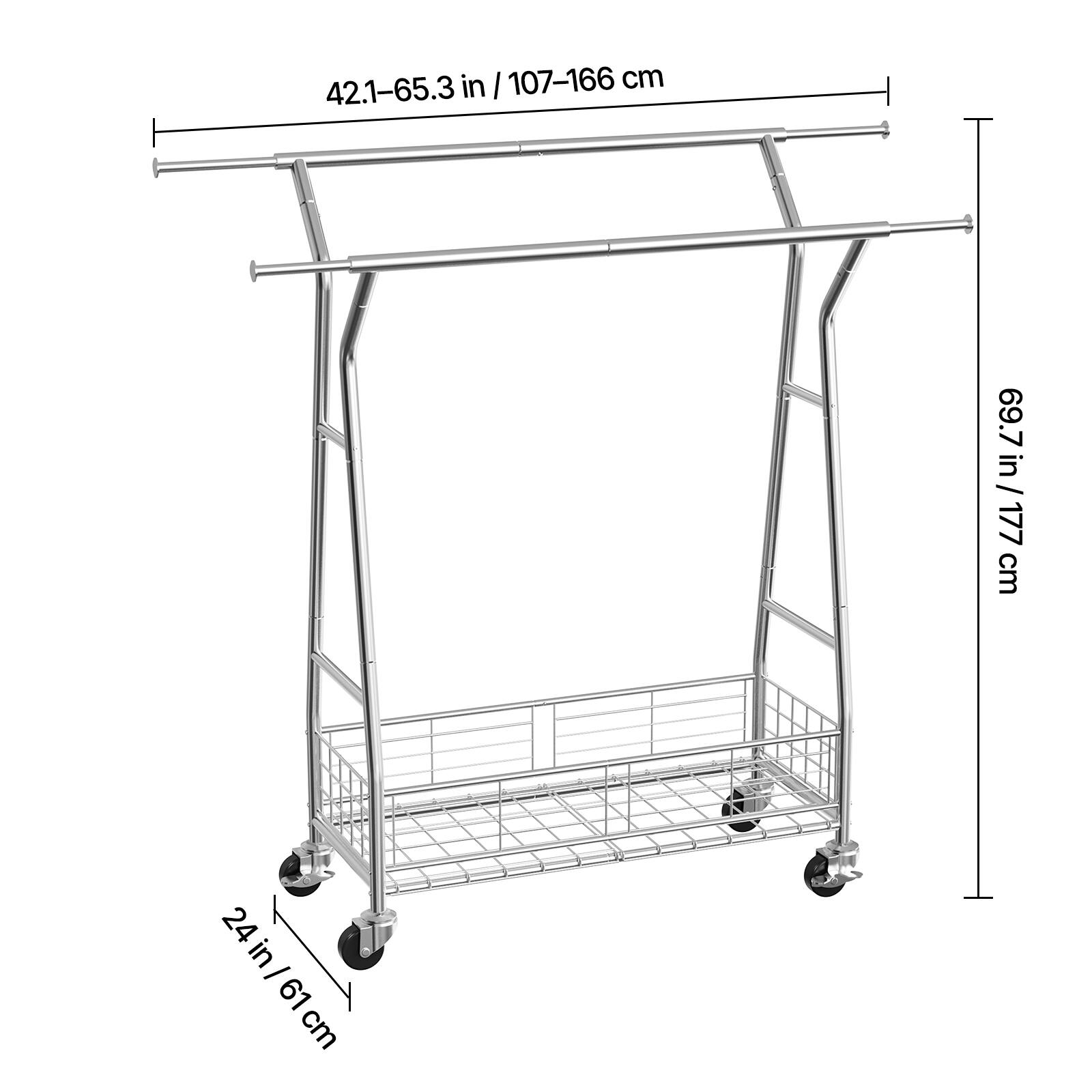 42.1-65.3 in / 107-166 cm

69.7 in / 177 cm

24 in / 61 cm