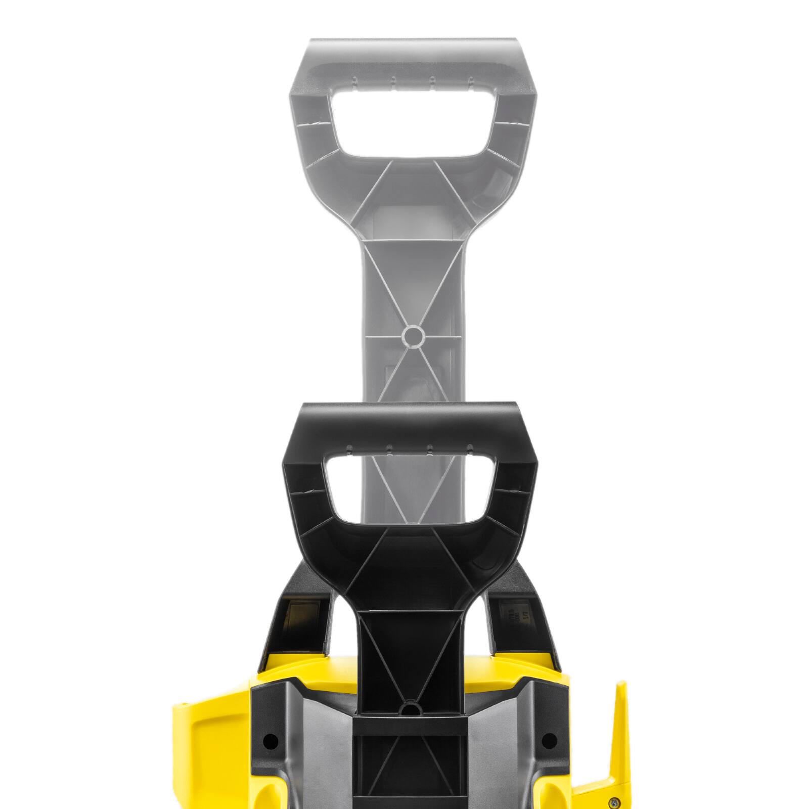 Left. Karcher - Pressure Washer K 2 Power Control CHK, Max 2000 PSI, Foam Cannon, Surface Cleaner, Car Care Kit, Max 1.45 GPM - Yellow.