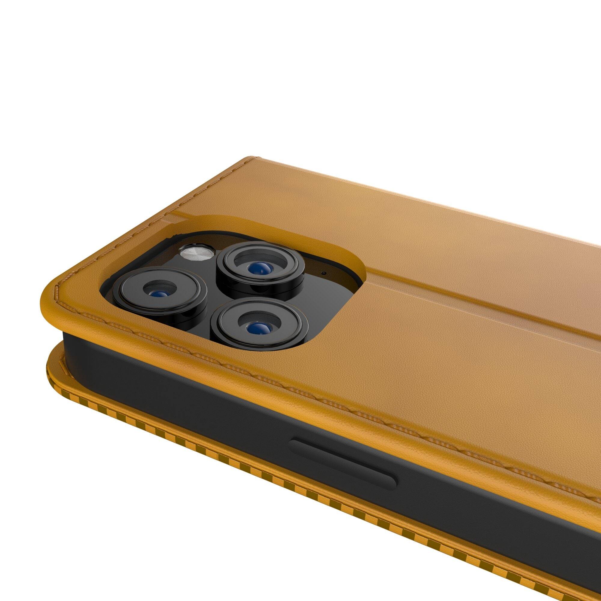 Alt View 3. Keyscaper - iPhone Folio Case - 14 Pro Max - Multicolor.