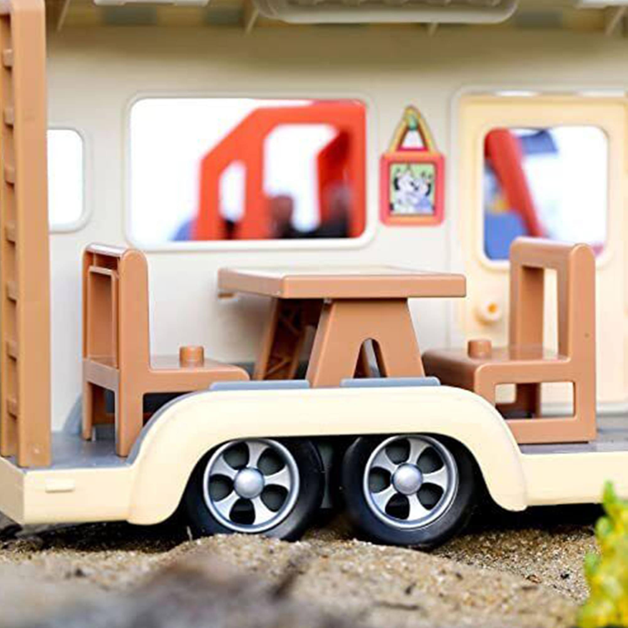 Alt View 2. Moose Toys - Bluey Caravan Adventure Playset | Includes Jean Luc Figure - Multi-Color.