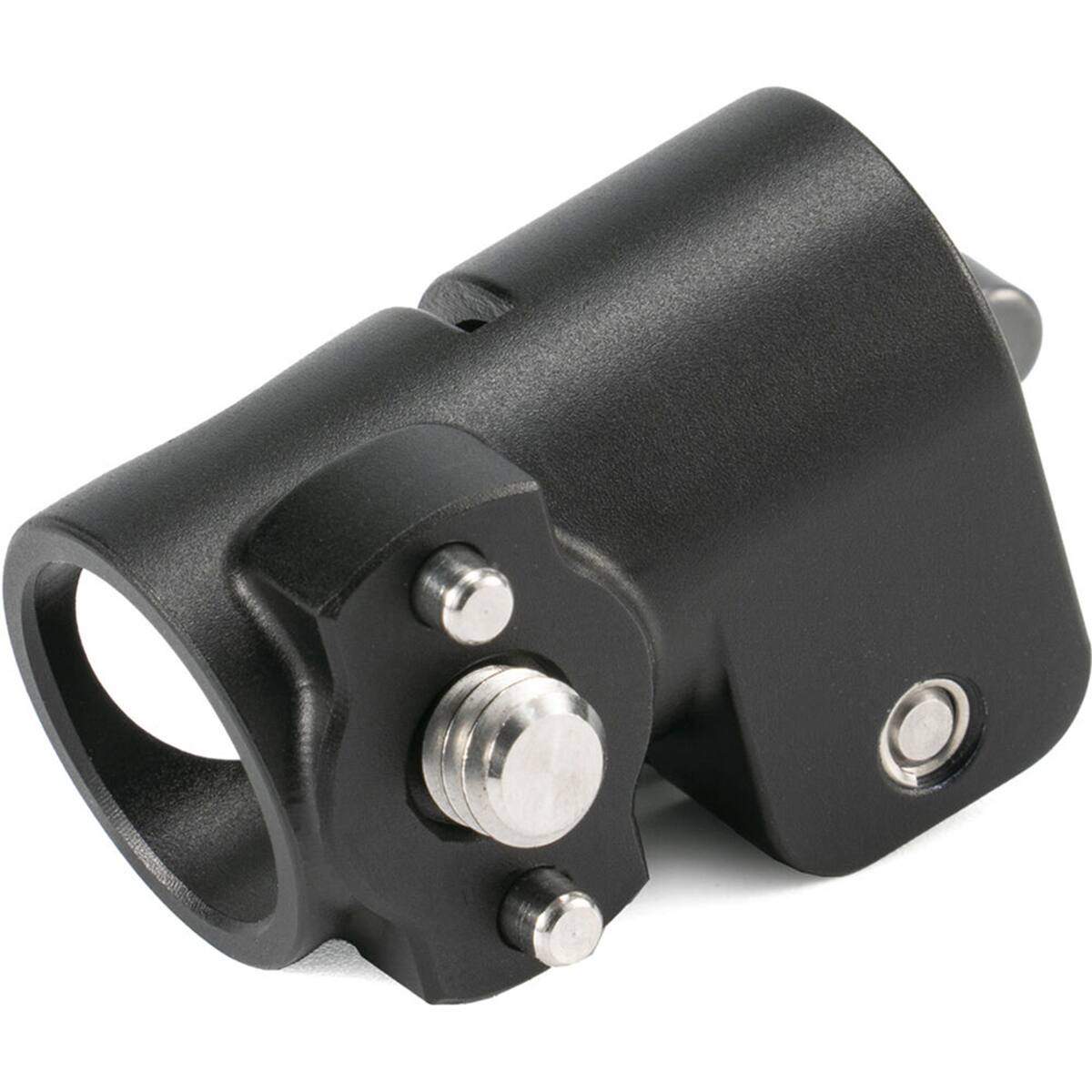 Alt View 2. Tilta - Tilta 15mm Rod Holder to 1/4"-20 Side Mount Adapter, Black.