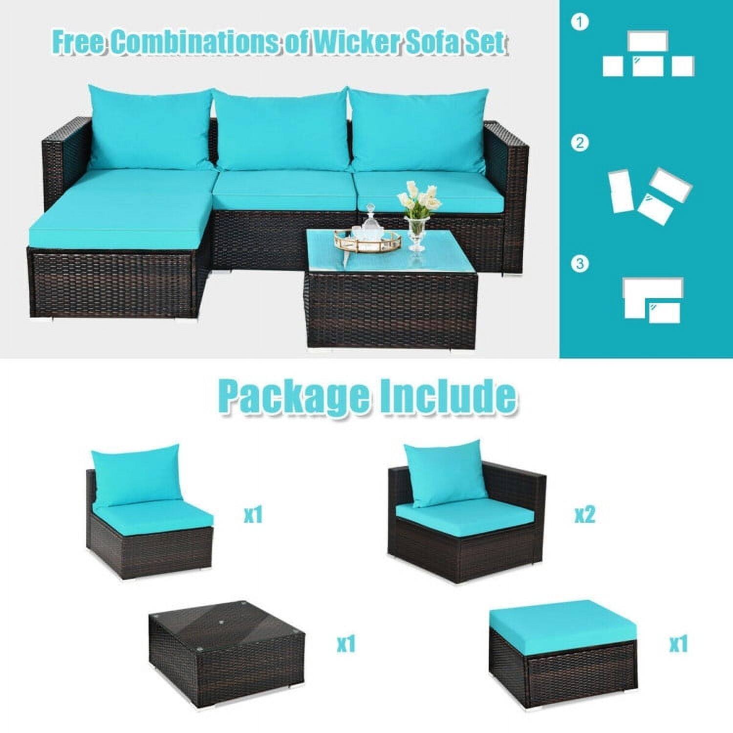 Free Combinations of Wicker Sofa Set

Package Include
- x1
- x2
- x1
- x1