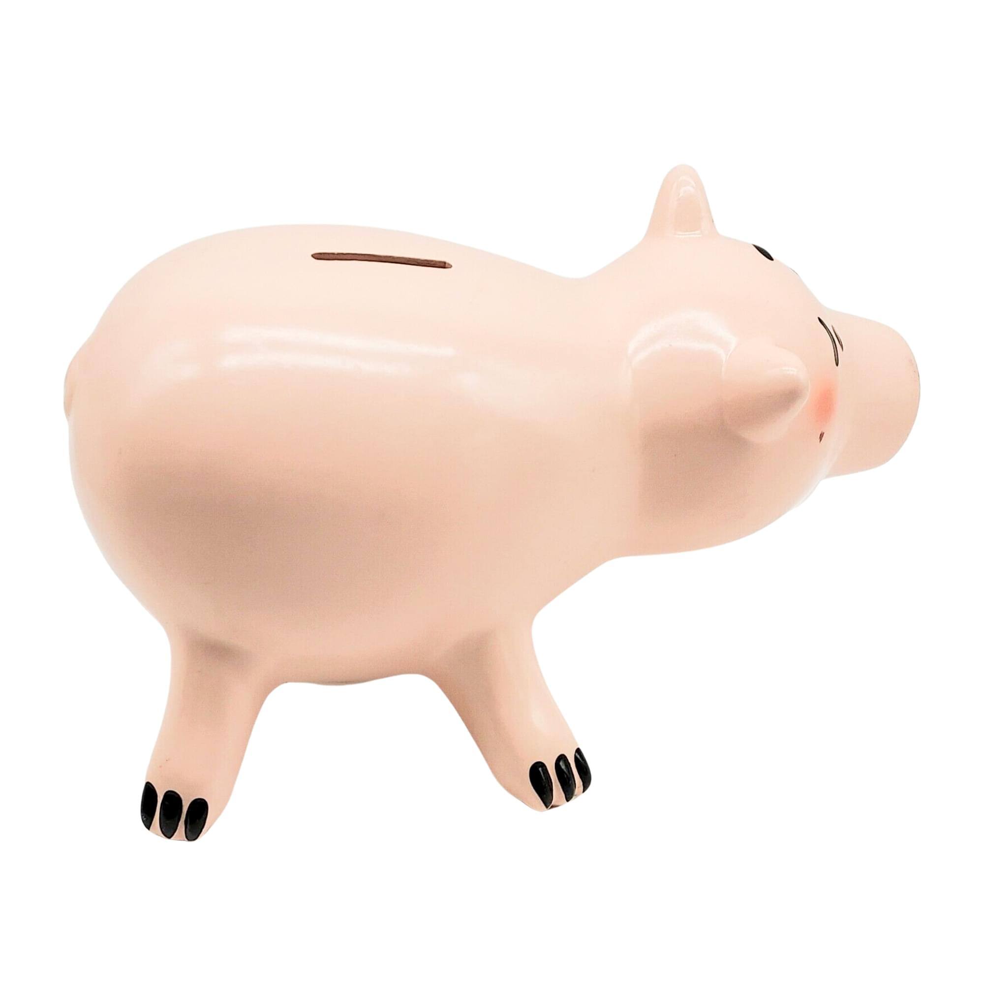 Alt View 1. Disney - Disney Toy Story Hamm 9 Inch Ceramic Piggy Bank - Pink.