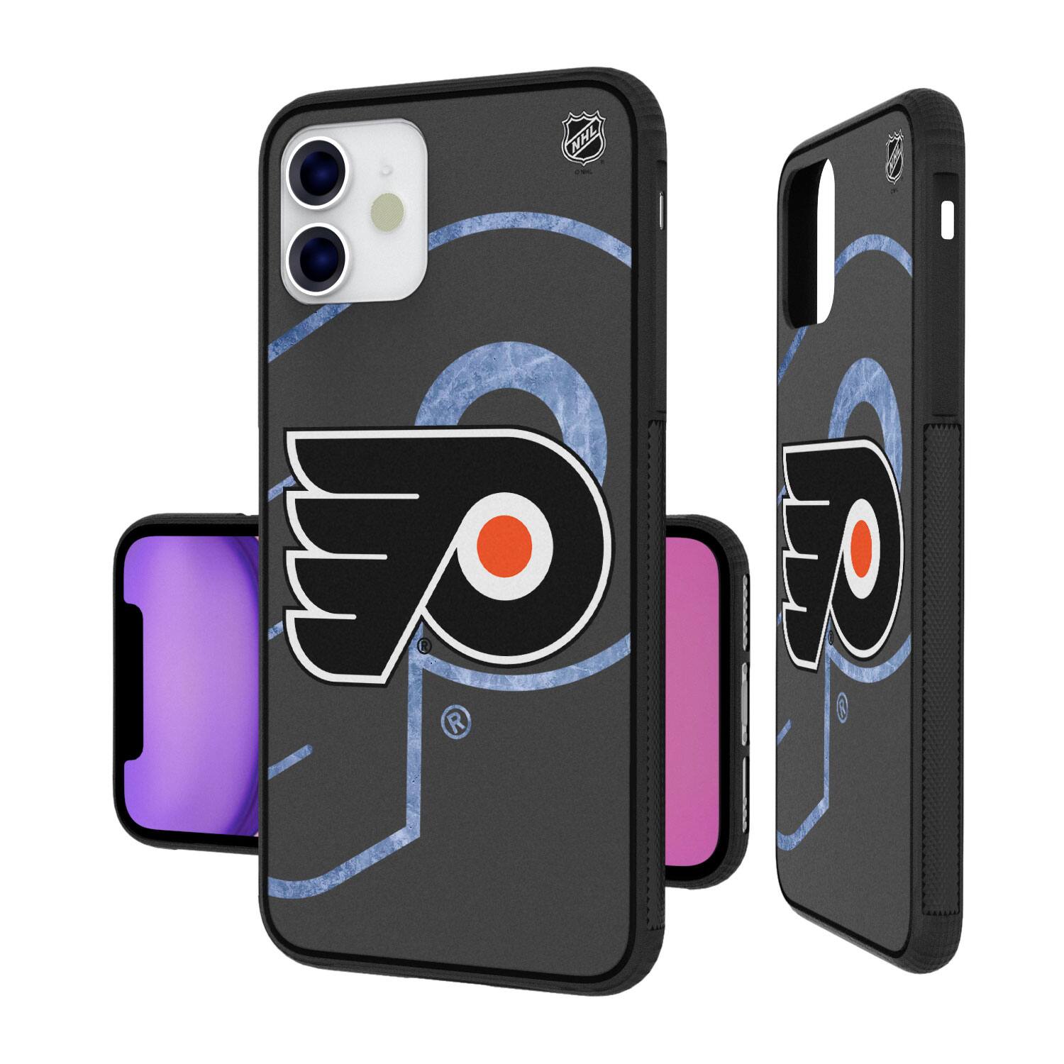Alt View 1. Keyscaper - Philadelphia Flyers iPhone Tilt Bump Ice Case - 13 Pro Max - Multicolor.