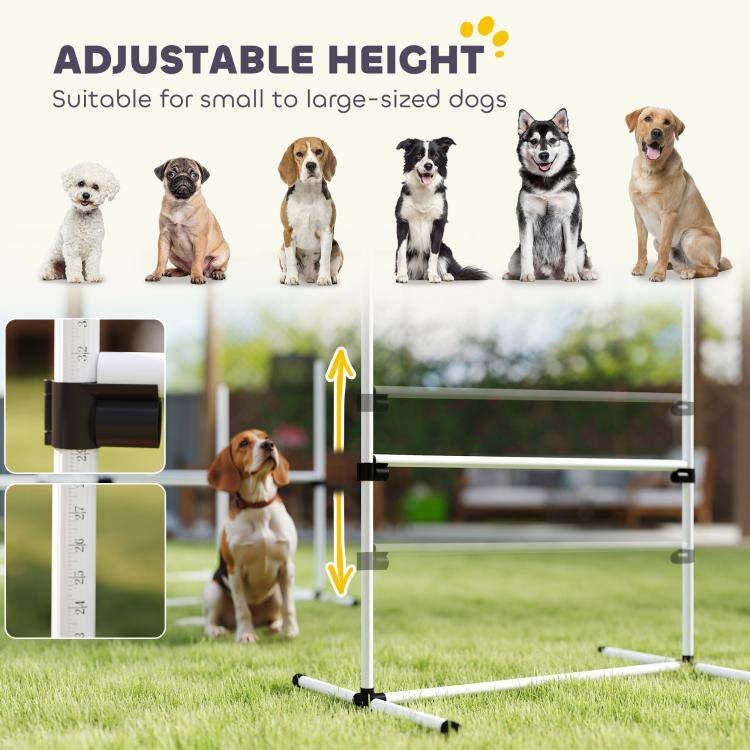 ADJUSTABLE HEIGHT  
Suitable for small to large-sized dogs