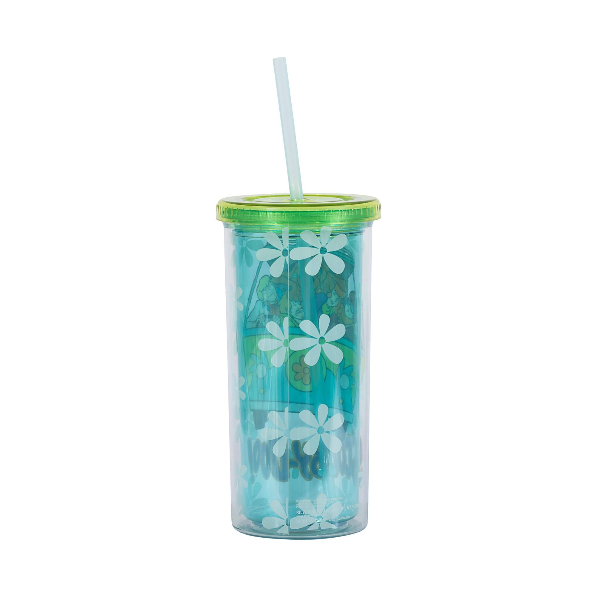 Alt View 1. Silver Buffalo - Scooby-Doo Mystery Machine Carnival Cup With Lid and Straw | Holds 20 Ounces - Multi-Colored.
